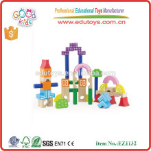 Las niñas Dream Series Wooden juguetes educativos 40pcs Building Blocks for kids